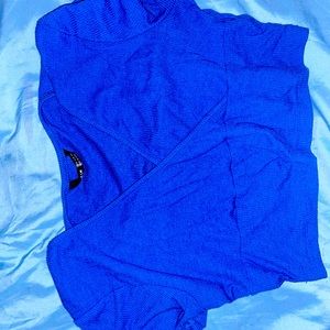 Cross crop top from shein